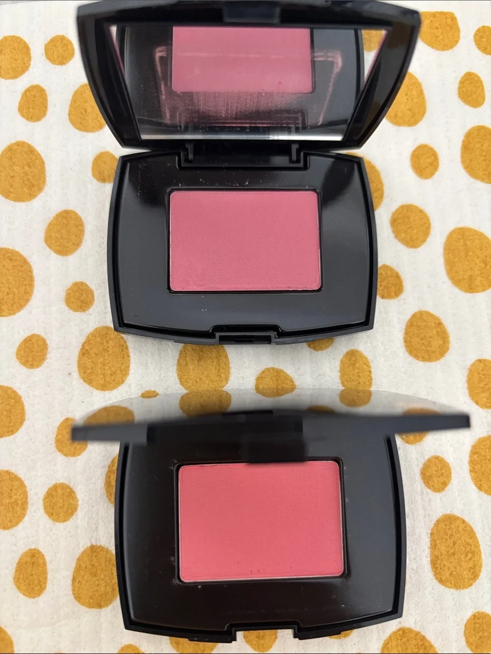 2x Lancome ROSE FRESQUE & 347 ROSE liberte Blush Subtil Delicate Oil-free Powder